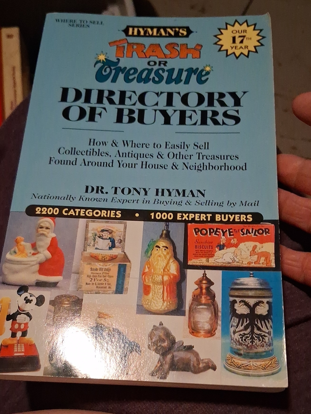 Hyman's Trash or Treasure Directory of Buyers - Blue Cover